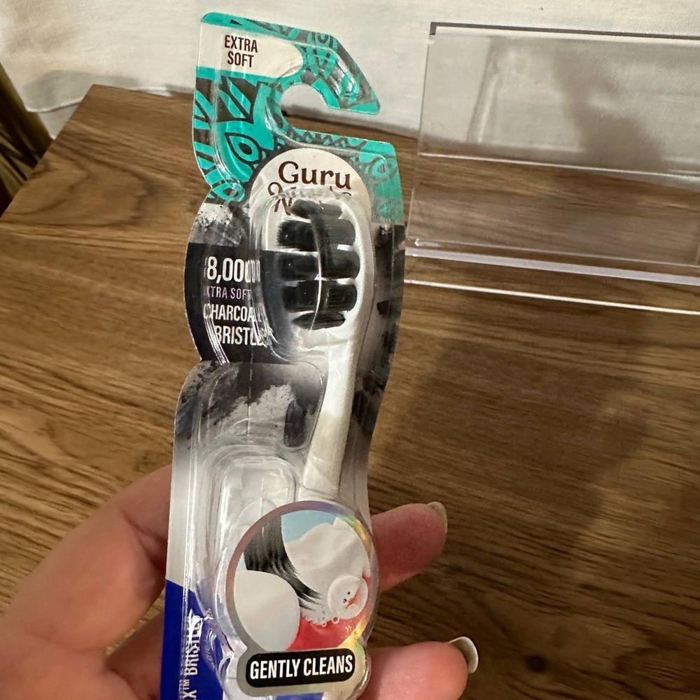 Charcoal toothbrush, soft